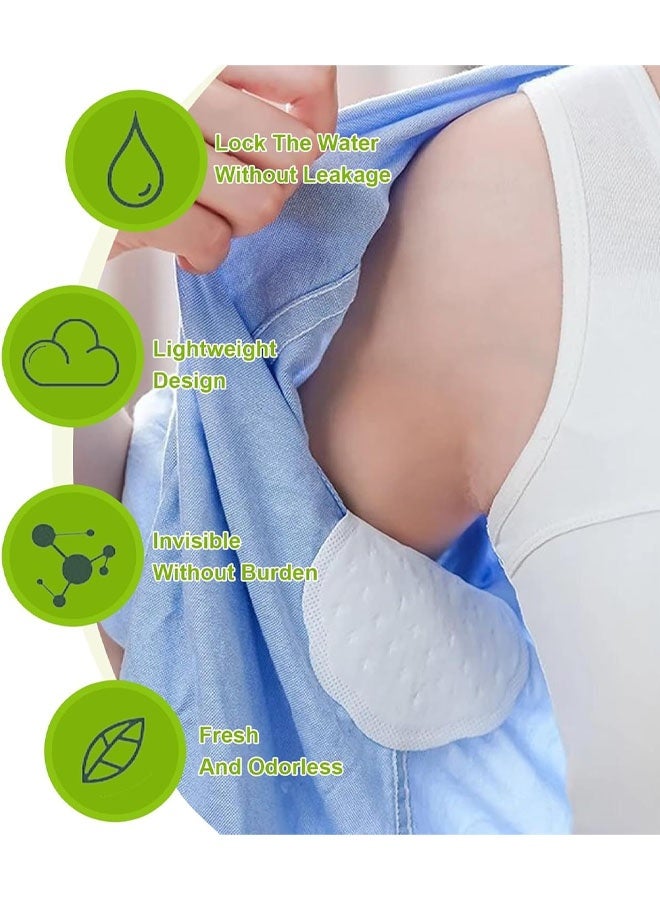 30 PCS Armpit Sweat Pads For Women & Men, Antiperspirant Absorbent Odour Blocker PadsArmpit Dress Shields,Comfortable Armpit Sweat Pads Underarm SweatPads, For Men & Women - Image 4